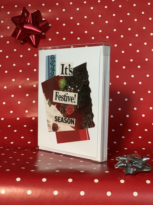 It's Festive Season (blank inside) 6 Pack